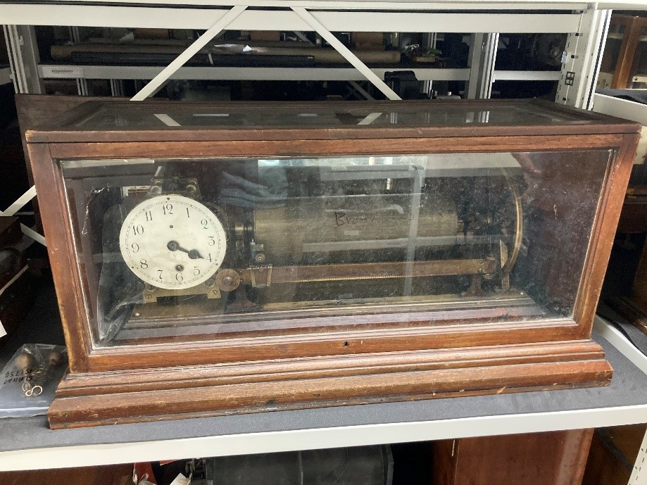 Historic tide gauge in the Hunterian Museum stores